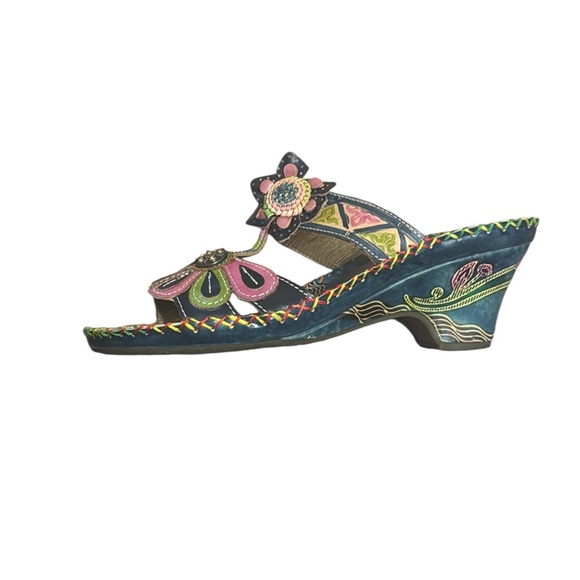 Corkys Shoes - CORKY’S artisan designer floral sandals size 10